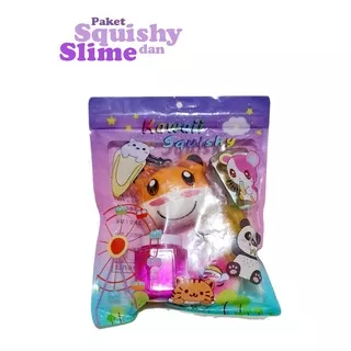 PAKET TERBARU SLIME + SQUISHY DENGAN MODEL BARU TERLARIS (FREE PACKAGING)