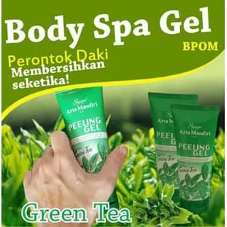 Body Spa Gel Perontok Daki Bpom  Greentea 