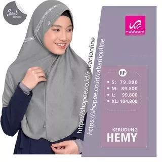 kerudung sekolah rabbani hemy size S terlaris kerudung RABBANI innova