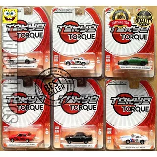 GREENLIGHT TOKYO TORQUE 3 - 1970 1971 1972 BRE DATSUN 510 RAYDADDY 240Z RALLY 1971 1972 2000 NISSAN SKYLINE 2000 GT-R BNR34