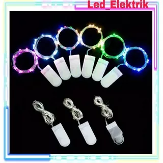 Lampu tumblr baterai 20 led 2m lampu murah