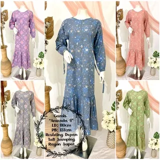 GAMIS BUSUI HOMEDRESS GAMIS RAYON GAMIS BATIK LONGDRESS BATIK PEKALONGAN DRESS MAXI DRESS RAYON GAMIS VIRAL GAMIS KEKINIAN GAMIS ADEM