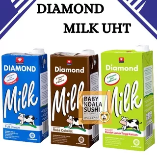 Diamond Milk UHT Susu Full Cream 1 liter | Coklat Low Fat