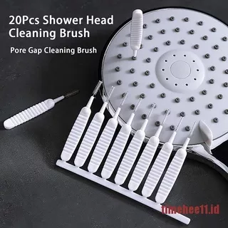 TIME 20Pcs Shower Head Cleaning Brush Pore Anti-clogging Brush Phone Hole Clean Brush