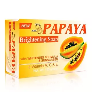 RDL Papaya Brightening Soap 135gr ORIGINAL BPOM