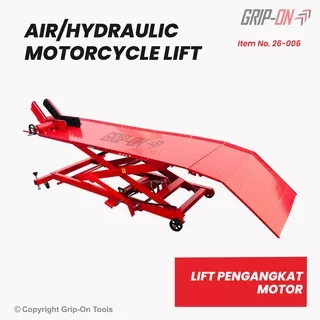 Grip-On Motorcyle Lift / Bike Lift / Dongkrak Motor 1000 Lbs Kapasitas Besar Untuk Servis Motor