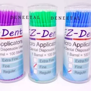 MICRO BRUSH EZ DENT ISI 100 / MICRO APPLICATOR DENTAL EYELASH EXTENSION