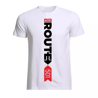 Kaos Levis | Kaos Pria | Route Putih | KLPROUTE - 01