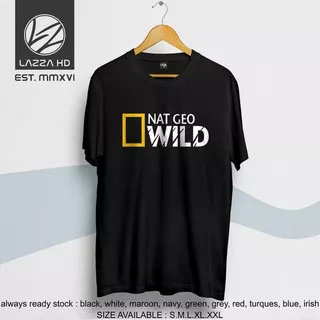 Kaos / Baju / Tshirt Distro NAT GEO WILD Kualitas Terbaik