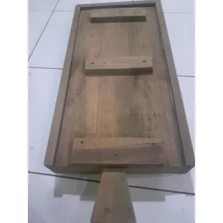 CETAKAN BATU BATA DARI KAYU TADISIONAL-CETAKAN 4 BATU BATA