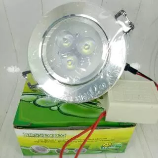 Lampu Downlight LED 3w  3 Mata / Ceiling 3watt / Spotlight LED