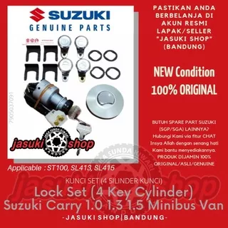 Kunci Lock Set Kunci Kontak Pintu Bensin Set Suzuki Carry Futura Real Van Pick Up Pikap 1.0 1.3 1.5 ST100 SL413 SL415 Asli Ori Original SGP