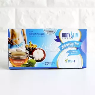 Body Slim Herbal Slimming Tea (BSH Tea) , Original, New Pack (Depkes)