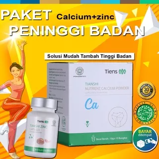 Kalsium Dan Zinc Tiens Paket Peninggi Badan Terlaris Penambah Tinggi Badan Ampuh Best Seller Terbaik