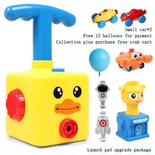 Balloon Car / Air Power Car / Children Air Power Balloon Car / Firing Tower Boys and Girls Benefit Intelligence Playing Balloon Toy TIKTOK Same Model