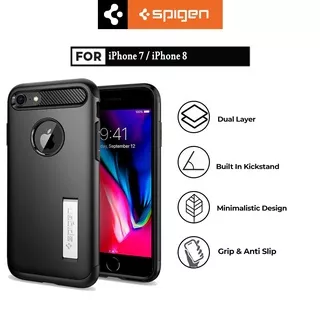Spigen Slim Armor Case for iPhone 7/ 8  - Black