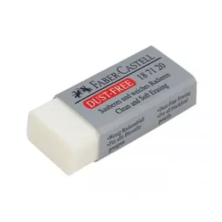 Penghapus Karet Putih Besar Faber Castell Dust FREE Eraser Big White 100% Original