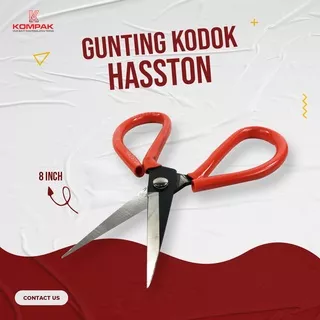 Gunting kodok 8/ Gunting kain / Gunting Karton / Gunting serbaguna Hasston