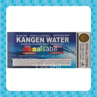 Stiker kangen water galon 2 liter