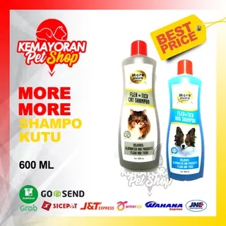 Shampo Kutu Kucing Shampo Kutu Anjing MORE MORE PLEASE 600ml