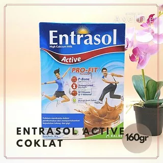 ENTRASOL Active Coklat 160gr / Susu Entrasol 160gr rasa Coklat / DISTRIBUTOR RESMI