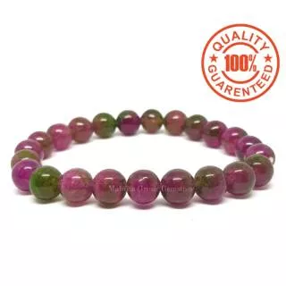 GELANG BATU RUBY TANZANIA 8MM DIJAMIN ASLI