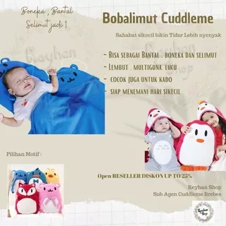 Perlengkapan Bayi Boneka Bantal Selimut | Bobalimut Cuddleme