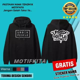 IMPORT QUALITY Jaket Hoodie Sweater URBEX PEOPLE   Keren Pria & Wanita   Motifkita