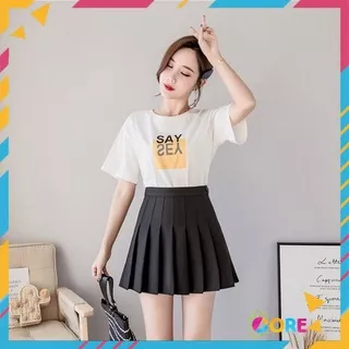 Rok Tennis Skirt Rok Mini With Inner Pants Rok Lipit Pendek ada celana Korean Skirt 1150