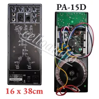 Mesin Speaker Aktif PA-15D 16 x 38cm Power Kit Aktif PA 15D 1000 Watt