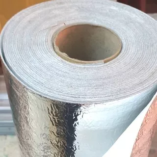 Aluminium Foil Atap, Peredam Panas Atap,Thermal Foam Tebal 2mm x 1M METERAN