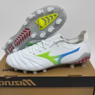 SEPATU BOLA MIZUNO MORELIA NEO3 BETA PUTIH PELANGI FG - MIZUNO MORELIA NEO3 BETA WHITE MULTICOLOUR