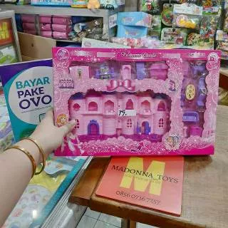 MAINAN RUMAH BARBIE, CASTLE, ISTANA, FROZEN, RUMAH RUMAHAN