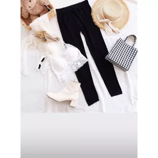 LEGGING JUMBO HW IMPORT POLOS ABG XXL BIGISIZE ALLSIZE SMLXLXXL MUSLIM MURAH GROSIR PUTIH BAWAHAN