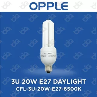 OPPLE Lampu CFL 3U 20 Watt 6500K Putih