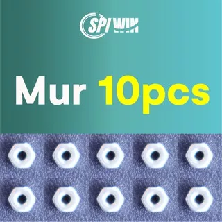 MUR 4MM DRAT 2MM PENGUNCI TIANG ISI 10PCS TAMIYA MINI 4WD SPEED SLOOP