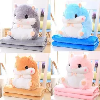 Boneka Balmut Hamtoro Balmut Hamster Baru 40cm Boneka Hamtaro Boneka Hamster