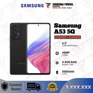 SAMSUNG A53 5G ( 8/128GB | 8/256GB ) NEW SEGEL 100% Garansi Resmi SAMSUNG INDONESIA Best Seller Termurah