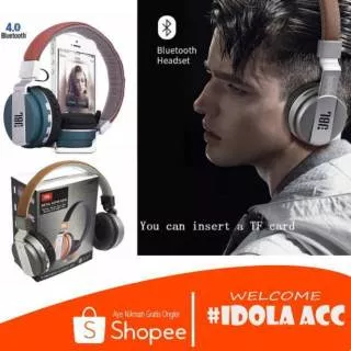 Bluetooth JBL JB55 Headset Bluetooth Headphone Wireless TERBAIK DAN TERMURAH  ENJOY YOUR MUSIC YEA