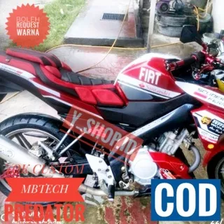 Sarung Cover Kulit Jok Custom Vixion Old Vixion New Model Predator Original