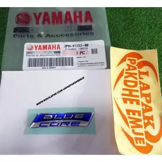 EMBLEM BLUE CORE YAMAHA ORIGINAL 2PH-F1737-00 STIKER STICKER BLUECORE YAMAHA LAPAK PAKDHE EMJE