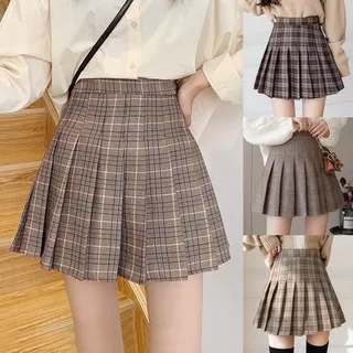 KARAKOREA 812 Tennis Skirt Part.2 /Rok mini/Rok pendek ada celana/Rok tenis/Rok lipit/Rok Lipit Lisa Blackpink/Rok Korea Skirt