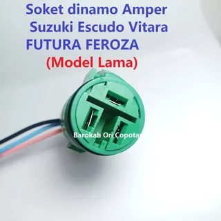 soket alternator dinamo amper suzuki escudo vitara FUTURA FEROZA 3pin 3kabel 3 pin kabel honda lama