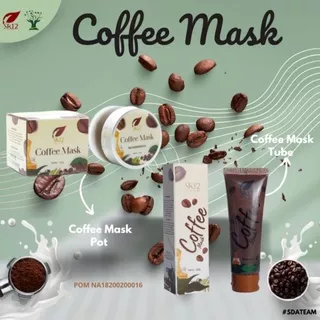 READY COD ?? (kemasan baru) SR12 COFFEE MASK READY MASKER KOPI SR 12 skincare coffeemask cofee coffe