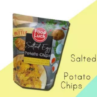 Keripik Kentang Telor Asin Food Luck Foodluck Salted Egg Potato Chips