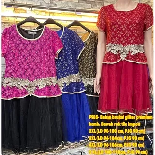 DRESS BRUKAT IMPORT PREMIUM/ DRESS BRUKAT PESTA IMPORT