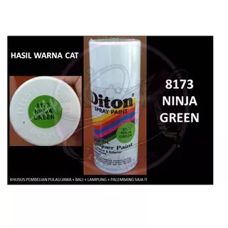 Cat Pilox DITON Ninja Green 8173 150cc warna hijau murah pilok ekonomis sepeda motor mobil modelkit