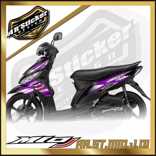 MIO STICKER STRIPING MIO J - STIKER MOTOR YAMAHA MIO J LIST VARIASI HOLOGRAM AR 01 RACING