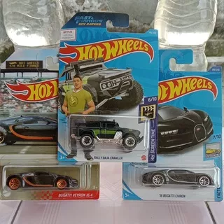 Hotwheels Bugatti Veyron 16.4 Hitam bugatti chiron hitam diecast hot wheels rally baja crawler hitam fast furious