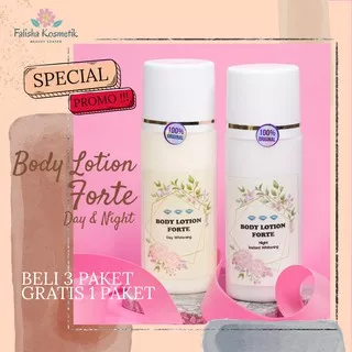 [ PROMO BUY 3 GET 1 ] HANDBODY FORTE DOUBLE DOSIS BODY LOTION PEMUTIH BADAN WHITENING SUPER